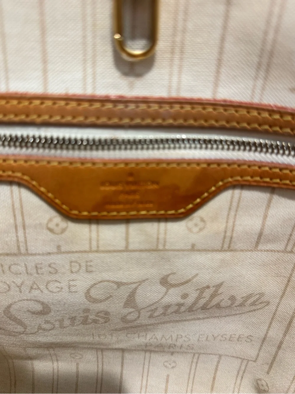 Louis Vuitton Neverfull MM Tote in Damier Azure